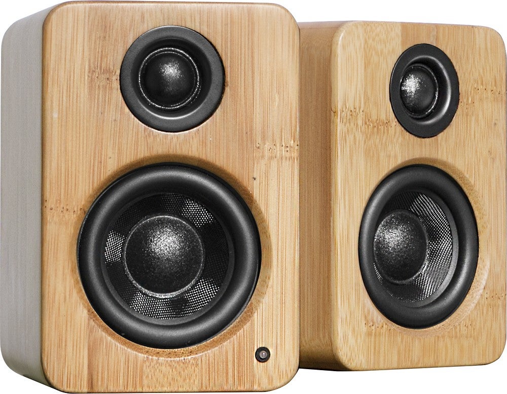 Kanto Bamboo Desktop Speakers